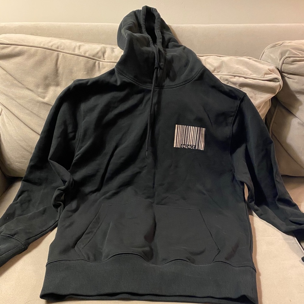 Palace black hoodie - black